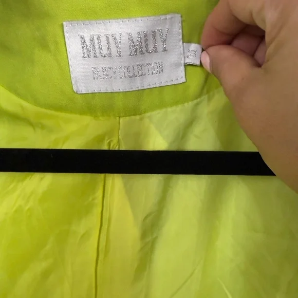 Muy Muy Green Embellished Women's Blazer - Picture 3 of 11